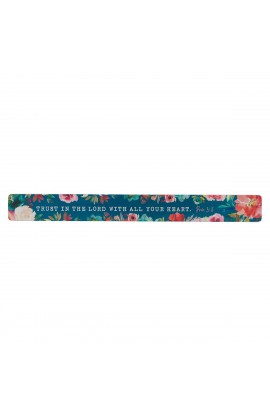 Magnetic Strip Blue Floral Trust in the Lord Prov. 3:5