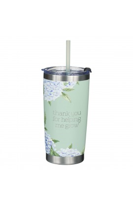 Mug Mint/Cream Hydrangea Helping Me Grow