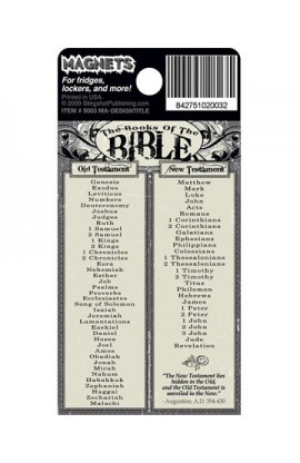 MG0005 - BOOKS OF THE BIBLE MAGNET - - 1 