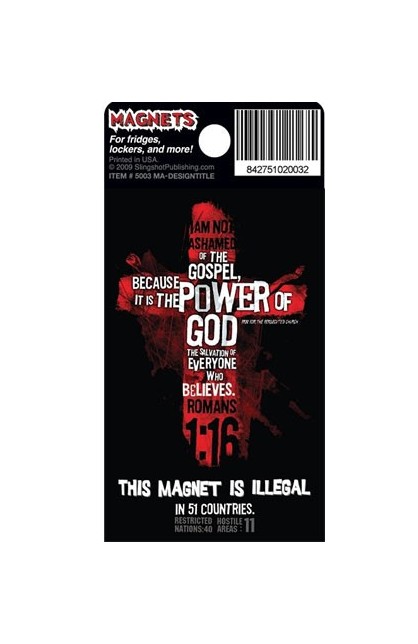 MG0007 - THIS MESSAGE IS ILLEGAL MAGNET - - 1 