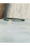 SC0258 - YOUR WILL ARABIC BRAIDED ROPE GREEN BRACELET - - 2 