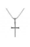 32-6174 - Necklace Nail Cross Stainless Steel 1 1/4 24Ch - - 1 