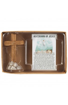 Cross Figurine Card Ascension Of Jesus