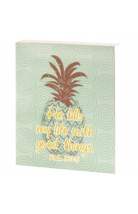 TPLK810-47 - Tabletop Plaque Pineapple Psalm 103:5 - - 1 