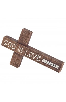 TTCR-456 - Tabletop Cross God Is Love 1 John 4:8 - - 1 