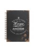 JLF117 - Journal Wirebound Black Anchor Heb 6:19 - - 1 