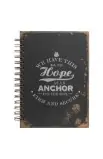 JLF117 - Journal Wirebound Black Anchor Heb 6:19 - - 1 