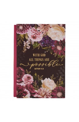 JL662 - Journal Hardcover All Things Are Possible Matt 19:26 - - 1 
