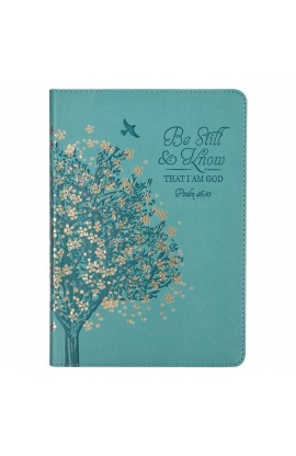 JL502 - Journal Classic Teal Be Still & Know Ps 46:10 - - 1 
