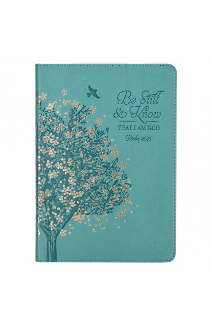 JL502 - Journal Classic Teal Be Still & Know Ps 46:10 - - 1 