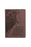 JL477 - Journal Classic Brown My Strength & My Defense Exodus 15:2 - - 1 