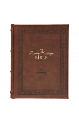 FHB004 - NLT The Family Heritage Bible Hardcover Brown - - 1 