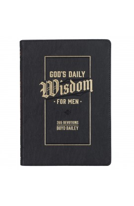 DEV088 - Devotional God's Daily Wisdom for Men Faux Leather - - 1 