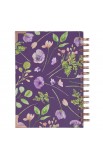 JLW186 - Journal Wirebound Purple Lord's Mercies Lam 3:22-23 - - 2 