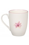 MUG1050 - Mug Pink Wreath Walk by Faith 2 Cor 5:7 - - 2 