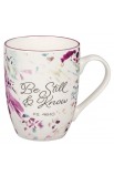 MUG1059 - Mug Purple Abstract Be Still Ps 46:10 - - 1 