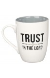 MUG1071 - Mug Gray Trust in the Lord Prov 3:5 - - 2 