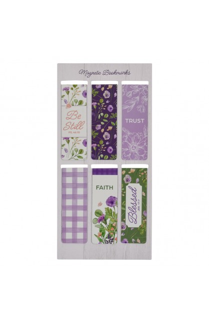 MGB099 - Magnetic Bookmark Set Purple Meadow Jer 17:7 - - 1 