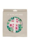 SUNCG-24 - Suncatcher Floral Cross 6In Round - - 2 