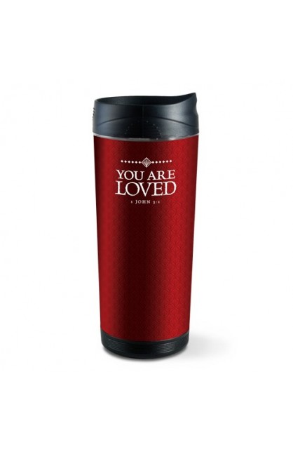LCP15169 - YOU ARE LOVED FROSTED TALL TUMBLER - - 1 