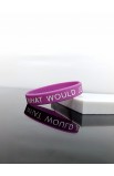 SC0333- - WWJD SILICONE BRACELET 19CM - - 4 