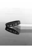 SC0333- - WWJD SILICONE BRACELET 19CM - - 14 