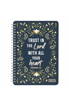 MYD096 - 2025 Wirebound Daily Planner Trust In The Lord - - 1 