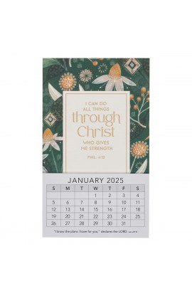 2025 Mini Magnetic Calendar Through Christ