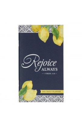 DP429 - 2025 Small Daily Planner Rejoice Always - - 1 