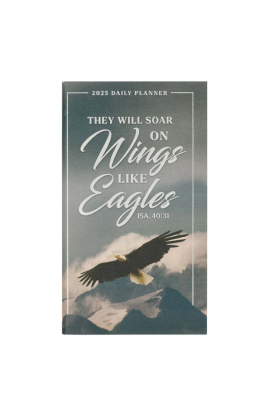 DP432 - 2025 Small Daily Planner Wings Like Eagles - - 1 