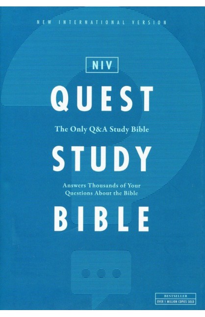 BK3235 - NIV QUEST STUDY BIBLE HARD COVER COMFORT PRINT - - 1 