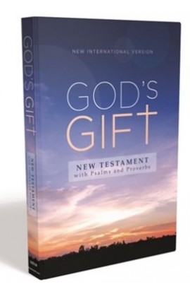 BK3237 - NIV GOD'S GIFT NEW TESTAMENT WITH PSALMS AND PROVERBS COMFORT PRIINT PAPERBACK POCKET SIZED - - 1 