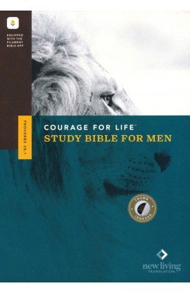 NLT COURAGE FOR LIFE STUDY BIBLE FOR MENA HARDCOVER INDEXED