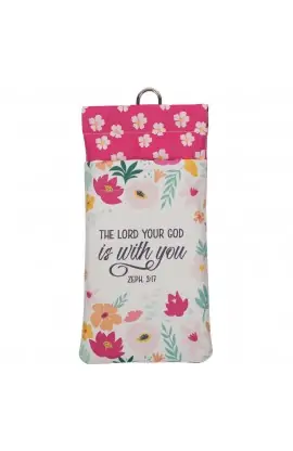 Eyeglass Case God is With You Zeph 3:17