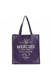 TOT159 - Tote Purple His Mercies Are New Lam 3:22-23 - - 2 