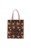 TOT155 - Tote Pink Brown Floral Printed New Mercies New Morning - - 2 