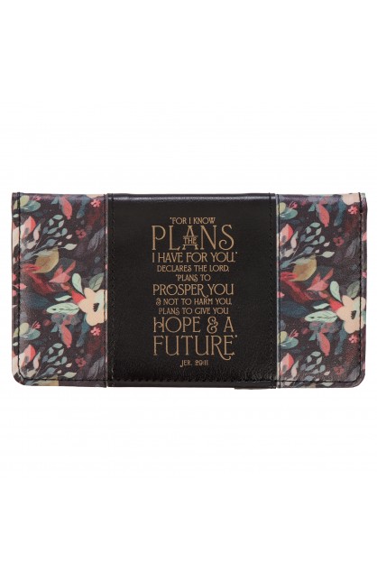 CHB064 - Checkbook Wallet Black Hope & A Future Jer 29:11 - - 1 