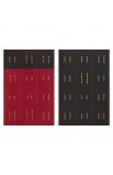 ITAB026 - Bible Indexing Tabs Black & Red w Gold Foil - - 1 