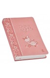 BNLT06 - Bible NLT Infant New Testament Faux leather Pink - - 3 