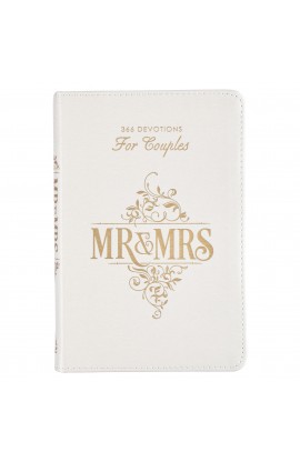 Devotional for Mr & Mrs White Faux Leather