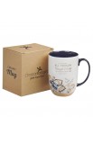 MUG1093 - Mug Blue Brown All Things Phil 4:13 - - 3 