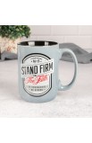 MUG1098 - Mug Gray Black Stand Firm 1 Cor 16:13 - - 3 