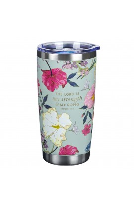 Tumbler SS Teal Strength Exodus 15:2