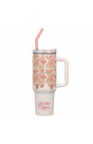 SMUG280 - Tumbler w straw SS Pink Be Still Ps 46:10 - - 1 