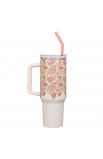 SMUG280 - Tumbler w straw SS Pink Be Still Ps 46:10 - - 2 