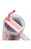 SMUG280 - Tumbler w straw SS Pink Be Still Ps 46:10 - - 4 