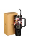 SMUG281 - Tumbler w straw SS Black Jer 29:11 - - 3 