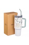 SMUG282 - Tumbler w straw SS Green Ps 46:10 - - 3 