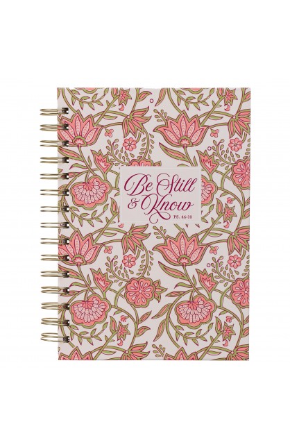 JLW191 - Journal Wirebound Pink Be Still & Know Ps 46:10 - - 1 