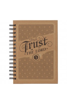 Journal Wirebound Brown Trust in the Lord Prov 3:5